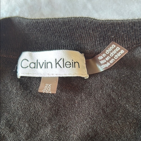 Calvin Klein Black and Brown Cardigan - Picture 11 of 12